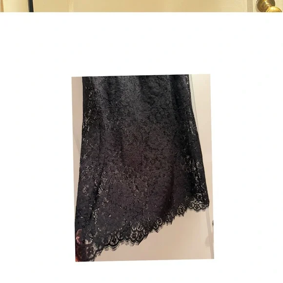 Doen Black Lace A-Line Skirt - Picture 2 of 8